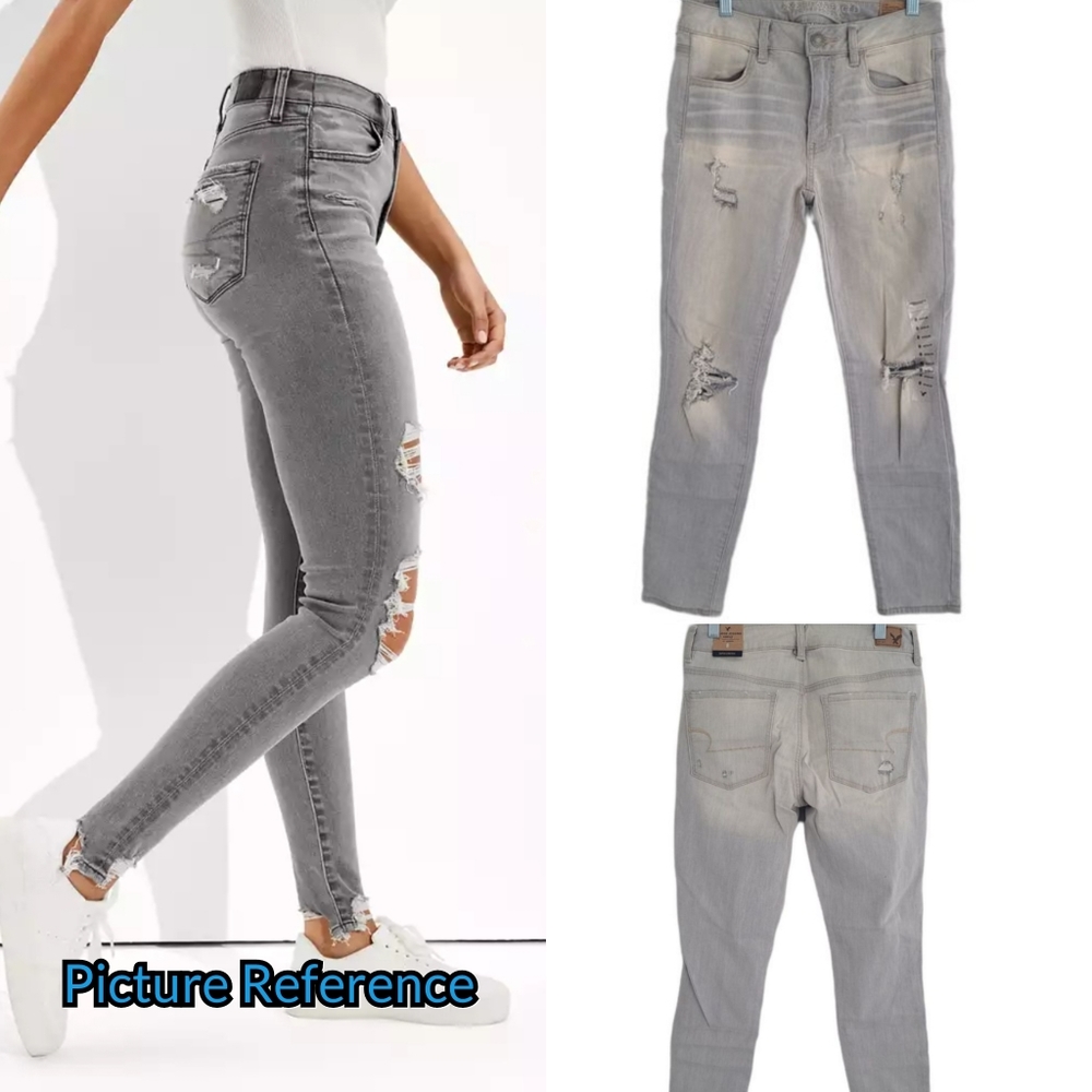 NWT American Eagle Super Stretch Mid-Rise Jegging Ankle Jeans Size 8